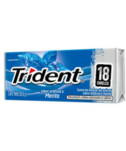 CHICLES TRIDENT MENTA X 18 UNDS