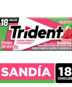 CHICLES TRIDENT SANDIA X 18 UNDS