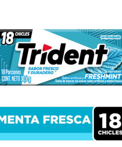 CHICLES TRIDENT MENTA FRESCA X 18 UNDS