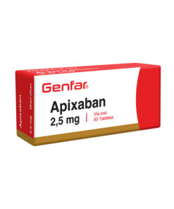 APIXABAN 2.5 MG CAJA X 60 TABS