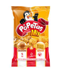 PASAB. POPETAS CARAMELO/QUESO BOLSA X 135 GR