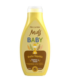 BANO LIQ.MUSS BABY AVENA/SEDA FCO X 400 ML