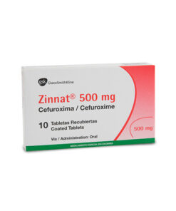 ZINNAT 500 MG CAJA X 10 TABS