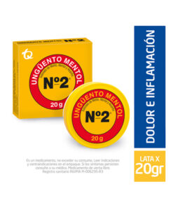 UNGUENTO AL MENTOL #2 LATA X 20 GR