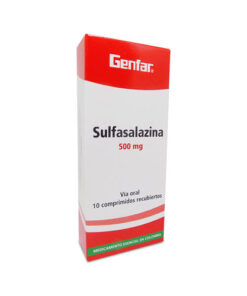 SULFASALAZINA 500 MG GENFAR CAJA X 10 CAPS