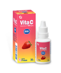 VITA C GOTAS FRESA MK FCO X 30 ML