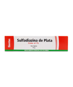 SULFADIAZINA DE PLATA CREMA 1% GENFAR TUBO X 15 GR