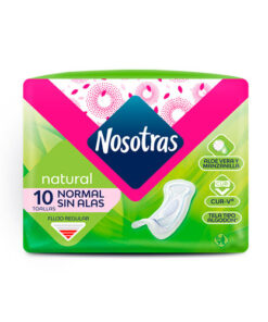 TOALLAS NOSOTRAS NATURAL NORMAL S/ALAS PQTE X 10 UNDS