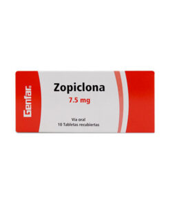 ZOPICLONA 7.5 MG GENFAR CAJA X 10 TABS