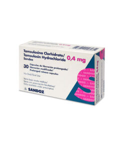 TAMSULOSINA 0.4 MG SANDOZ X 30 CAP