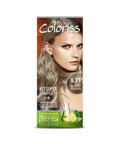 TINTE COLORISS 9.21 RUBIO NACARADO CENIZO X 50 GR