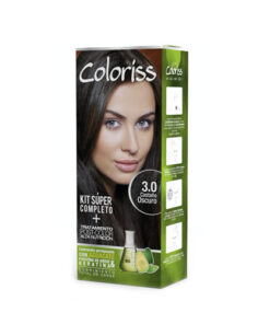 TINTE COLORISS 3 CASTANO OSCURO X 50 GR