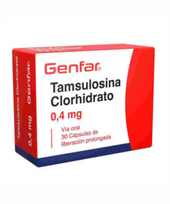 TAMSULOSINA 0.4 MG GENFAR CAJA X 30 CAPS