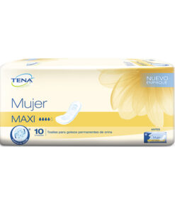 TOALLAS TENA MUJER MAXI PQTE X 10 UNDS