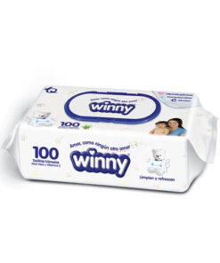 TOALLITAS WINNY ALOE/VITA E X 100 UNDS
