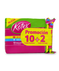 TOALLAS KOTEX NORMAL ALAS PGUE 10 LLVE 12