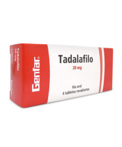 TADALAFILO 20 MG GENFAR CAJA X 4 TABS