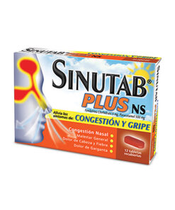 SINUTAB PLUS NS DIA CAJA X 12 TABS