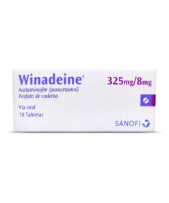 WINADEINE 325/8 MG CAJA X 10 TABS