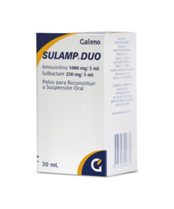 SULAMP DUO SUSP 1000/250 MG FCO X 30 ML