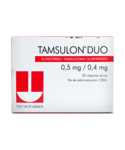 TAMSULON DUO 0,5/0,4 MG CAJA X 30 CAPS