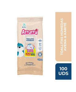 TOALLITAS ARRURRU AVENA X 100 UNDS
