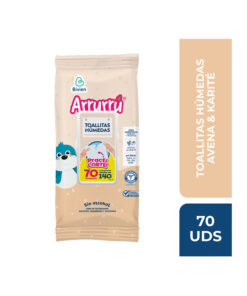 TOALLITAS ARRURRU AVENA X 70 UNDS