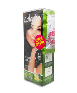 TINTE COLORISS 5 CASTANO CLARO +TRAT X 30 GR