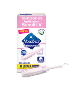 TAMPONES NOSOTRAS REG.APLIC.SE NSITI-V X 8UNDS
