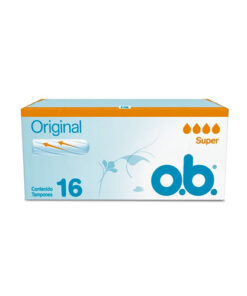 TAMPONES O.B ORIGINAL SUPER CAJA X 8 UNDS