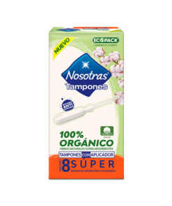 TAMPONES NOSOTRAS SUP.APLIC.OR GANICO X 8 UNDS