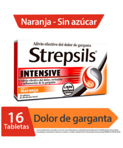STREPSILS INTENSIVE S/AZUCAR CAJA X 16 TABS
