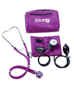 TENSIOMETRO MANUAL MORADO ADVA +ESTETOSCOPIO