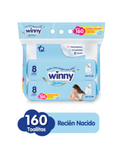 TOALLITAS WINNY RECIEN NACIDO X 160 UNDS