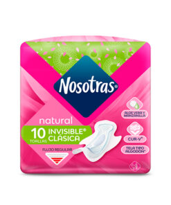 TOALLAS NOSOTRAS INV.CLASICA TELA PQTE X 10 UNDS