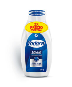 TALCO YODORA OFERTA 2 UNDS X 60 GR