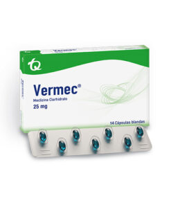 VERMEC 25 MG CAJA X 14 CAPS