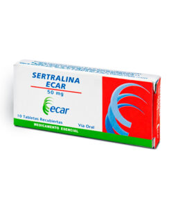 SERTRALINA  50 MG ECAR CAJA X 10 TABS
