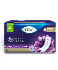 TOALLAS TENA DISCREET MAXI NOCTURNA X10UND