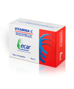 VITAMINA C SOL.INY ECAR CAJA X 10 AMP