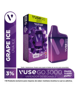 VUSE GO DISP.3000 UVA ICE 34 MG X 1 UND