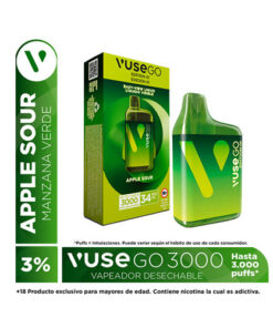 VUSE GO DISP.3000 MANZANA VERDE 34 MG X 1 UND