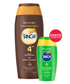 TANGA CREMA BRONC.SPF 4 X 220 ML + GEL