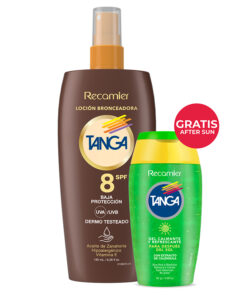 TANGA LOCION BRONC.SPF 8 X 185 GR + GEL AFT