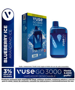 VUSE GO DISP.3000 ARANDANOS ICE 34 MG X 1 UND