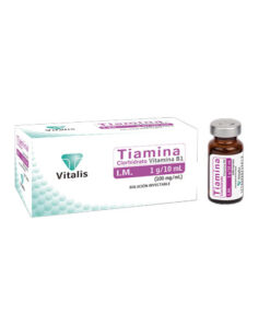 TIAMINA 1 GR INY VITALIS CAJA X 10 AMPS
