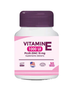 VITAMINA E 1000 +ZINC PLUS COMERLAT FCO X 50 CAPS