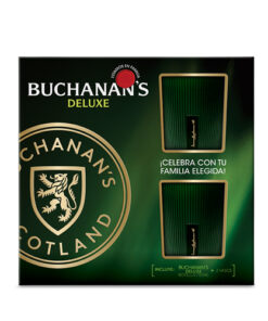 WHISKY BUCHANANS DELUXE + VASOS BOT X 750 ML