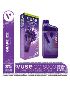 VUSE GO DISP.8000 UVA ICE 34 MG X 1 UND