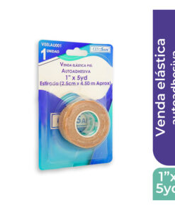 VENDA ELASTICA 1 X 5 ALFASAFE PIEL AUTOADHESIVA